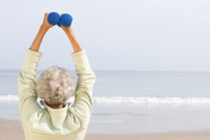 Woman Exercising